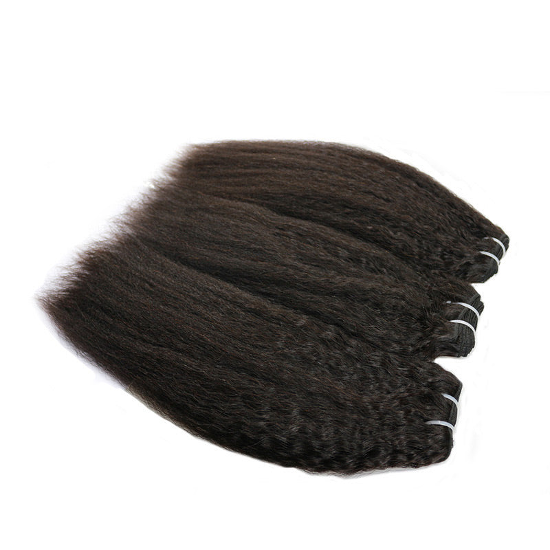 Raw Kinky Straight Hair Bundles