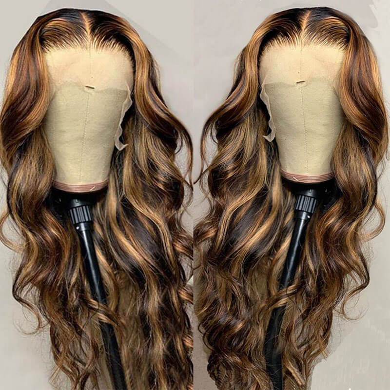 Highlight 4 27 13x4 Lace Frontal Wig Body Wave FAVHAIR